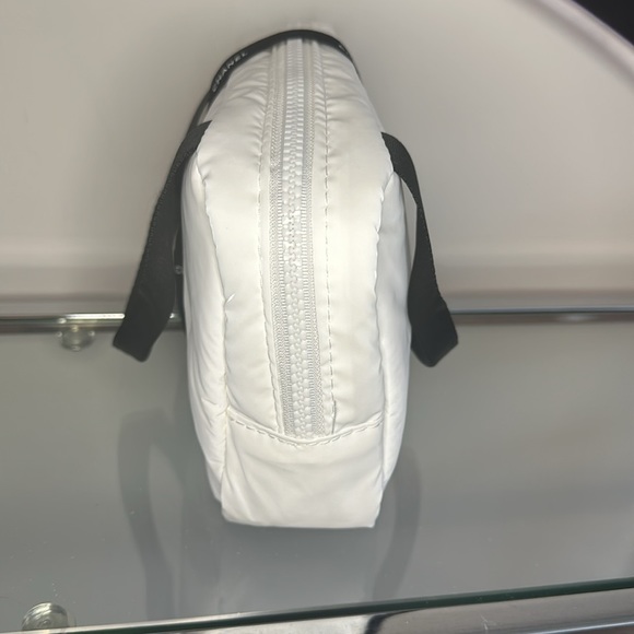 CHANEL Beauty Pouch, White with Black Handles - Picture 5 of 10